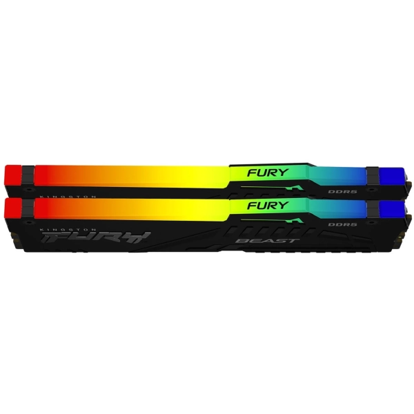 Купить Модуль памяти Kingston FURY Beast RGB AM5 DDR5-5600 128GB KIT (2x64GB) (KF556C36BBEAK2-128) - фото 5