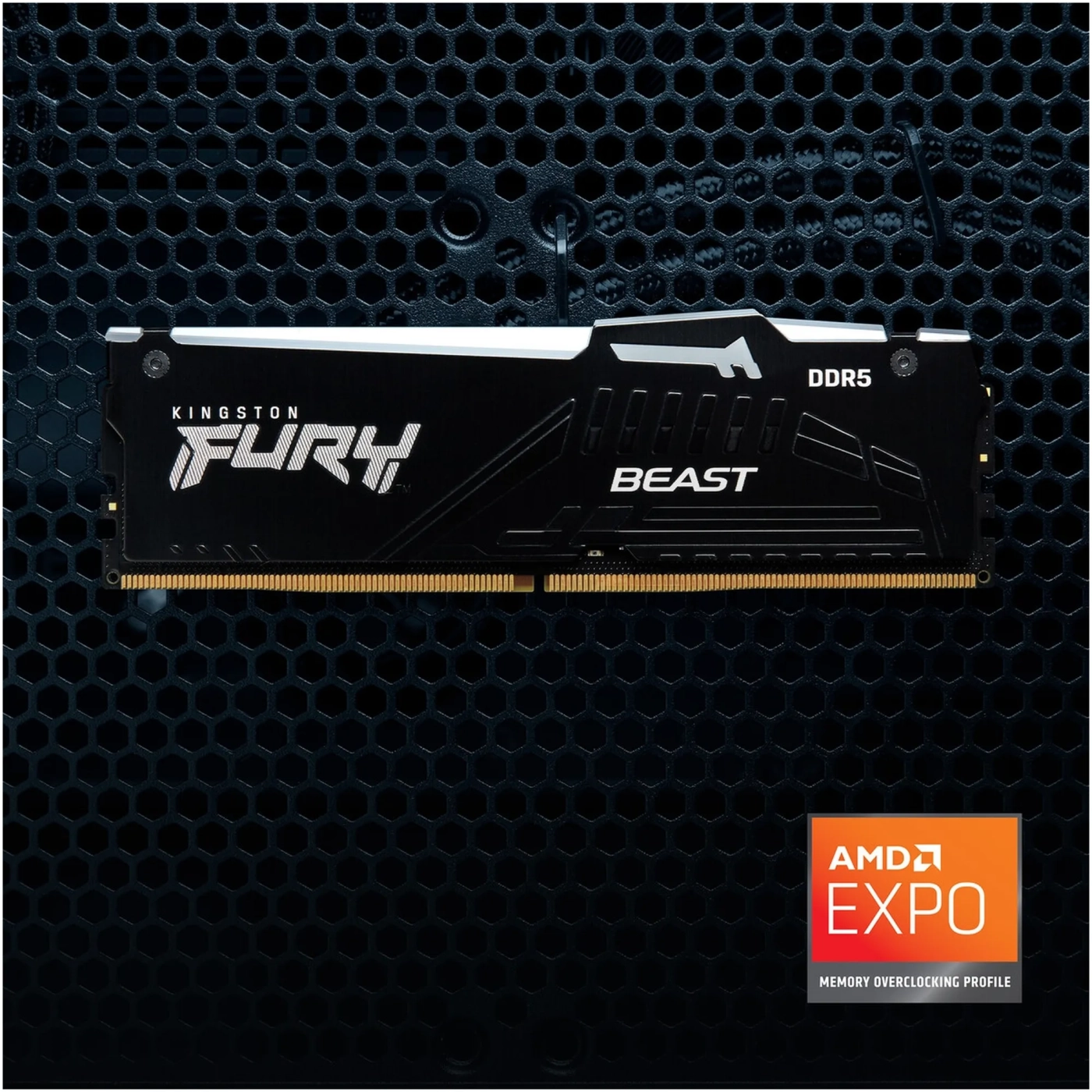 Купить Модуль памяти Kingston FURY Beast RGB AM5 DDR5-5600 128GB KIT (2x64GB) (KF556C36BBEAK2-128) - фото 8