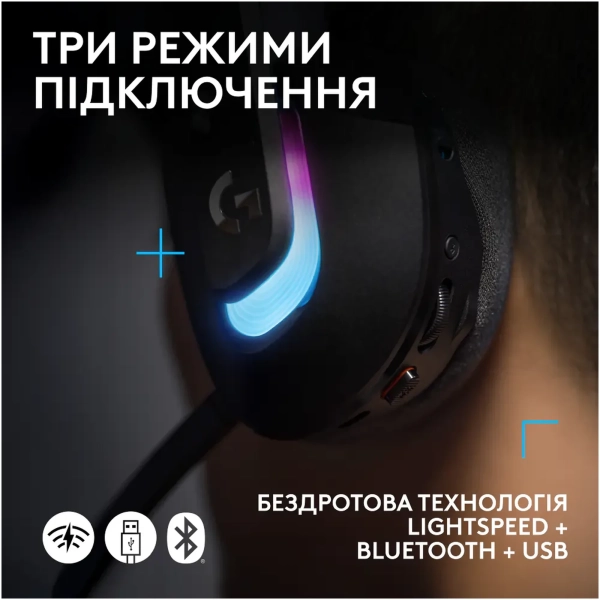 Купить Наушники Logitech G522 Lightspeed Black (981-001544) - фото 2