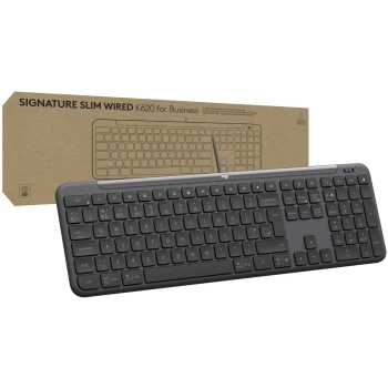 Купити Клавіатура Logitech Signature Slimfor Business K620 USB-C UA Graphite (920-013333) - фото 1