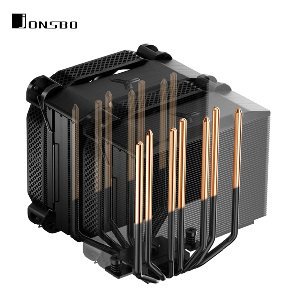 Купити Процесорний кулер JONSBO HX7280 Black (140mm/4pin/LGA1200/115X/1700/2011/AM4/AM5/4PIN PWM) - фото 14