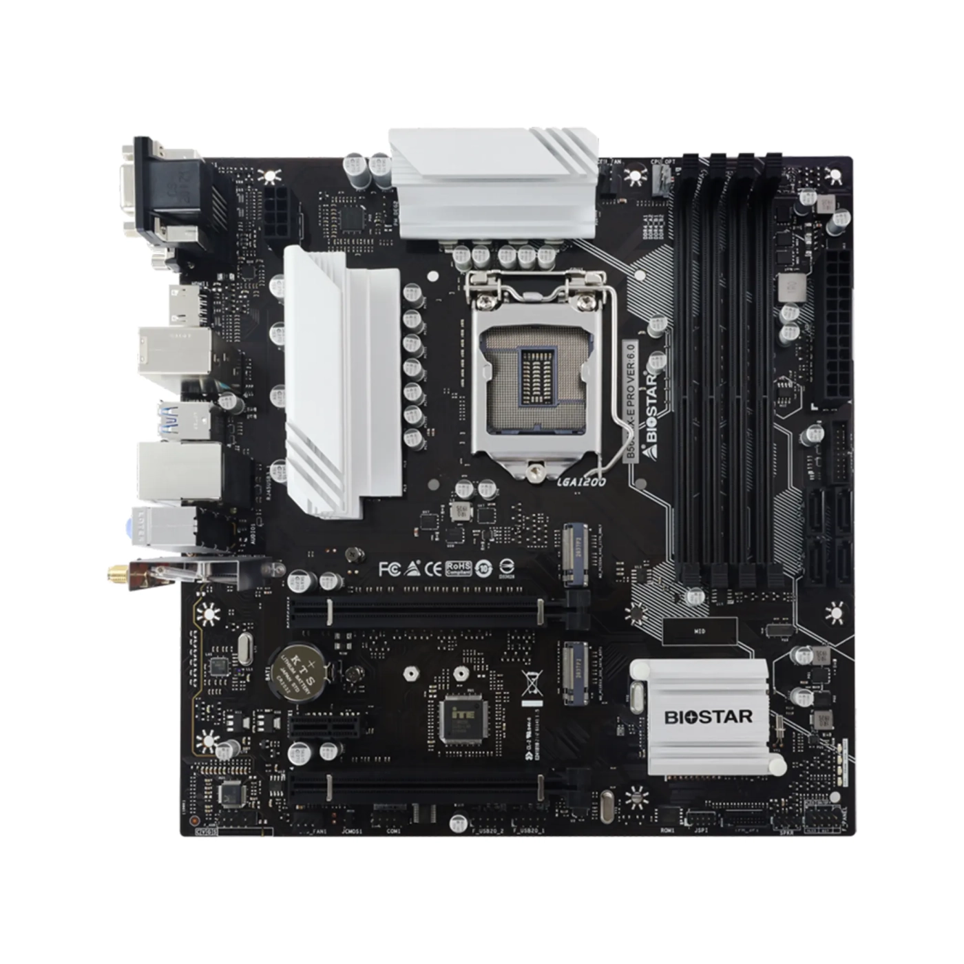 Купити Материнськa плата BIOSTAR B560MX-E PRO (s1200/B560/DDR4/mATX) - фото 1