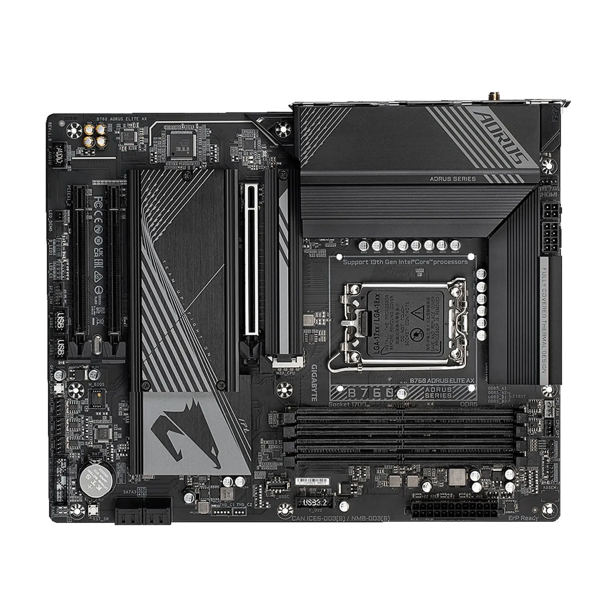 Купить Материнская плата GIGABYTE B760 AORUS ELITE AX - фото 4