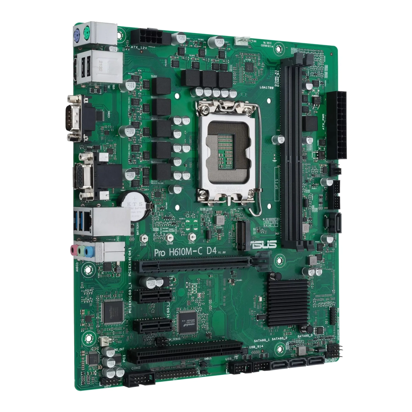 Купити Материнська плата ASUS PRO H610M-C D4-CSM - фото 2