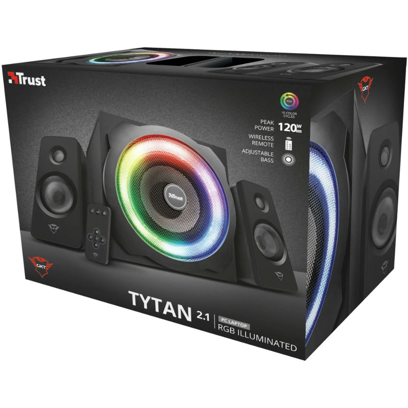 Купить Акустическая система Trust GXT 629 Tytan RGB 2.1 Speaker Set (22944_TRUST) - фото 9