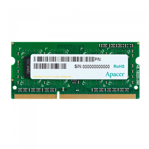 Купити Модуль пам'яті Apacer DDR3 SO-DIMM 1x2GB AS02GFA60CAQBGJ - фото 1