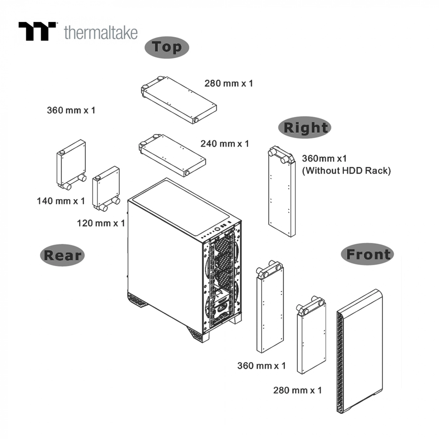 Купити Корпус Thermaltake S300 TG Black RGB (CA-1P5-00M1WN-00) - фото 8
