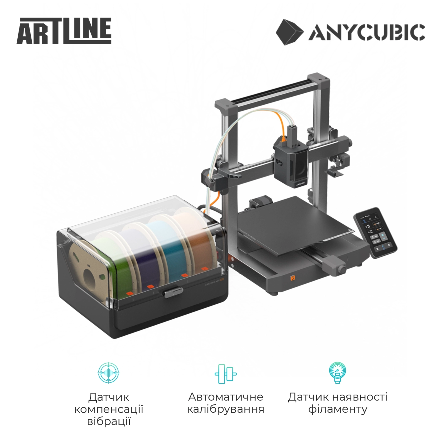 Купити 3D-принтер Anycubic Kobra 3 combo EU (K3CBBK0A-O) - фото 3