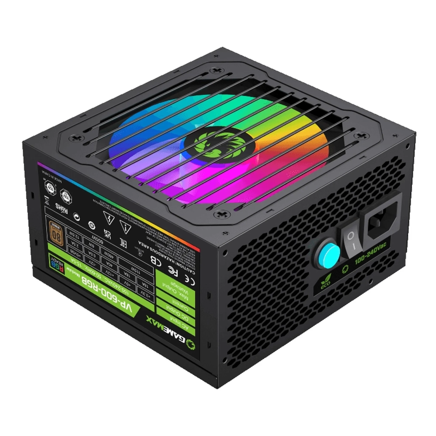 Купити Блок живлення GameMax VP-600-RGB-M (VP-600-M-RGB) - фото 8