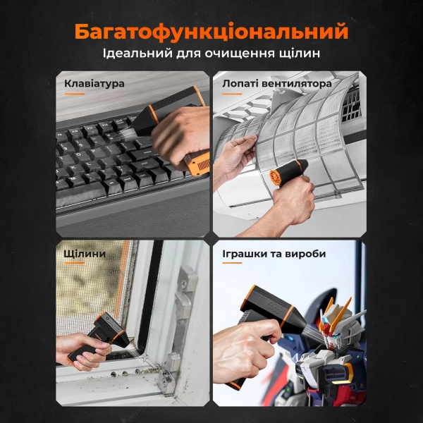 Купити Акумуляторний туброкомпресор (повітродувка) Wolfbox MegaFlow 50 (MF50) - фото 5