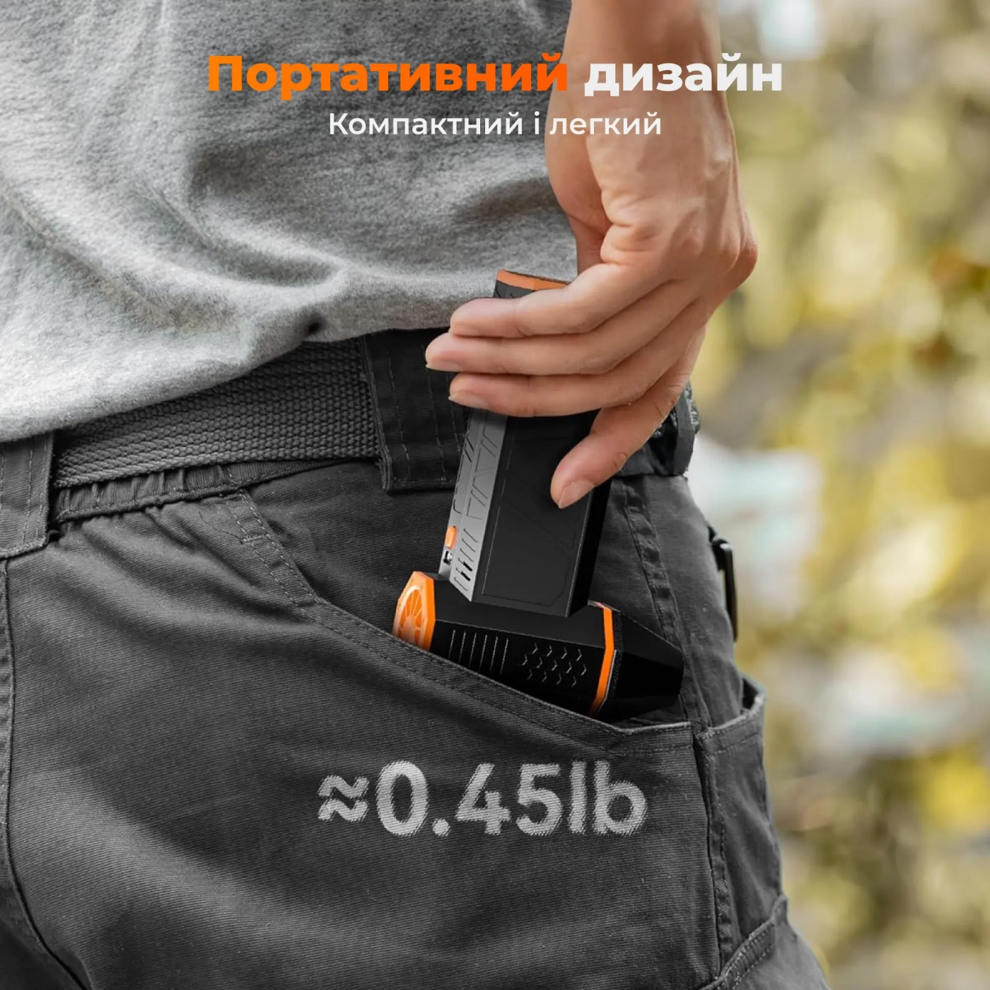 Купити Акумуляторний туброкомпресор (повітродувка) Wolfbox MegaFlow 50 (MF50) - фото 8