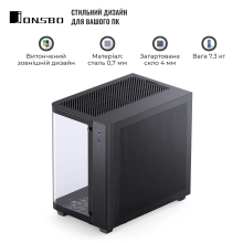 Купить Корпус JONSBO TK-3 Black - фото 9