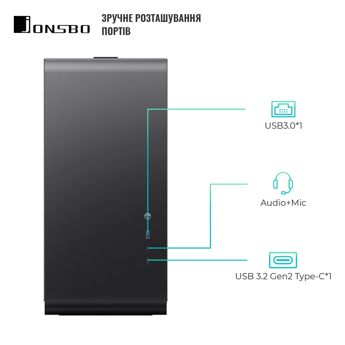 Купити Корпус JONSBO U4 Pro MESH Black - фото 3