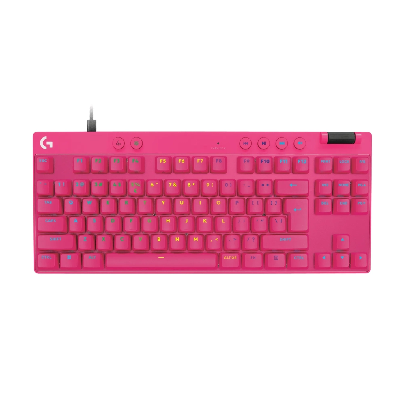 Купить Клавиатура Logitech G PRO X TKL RAPID Magenta (920-013253) - фото 1