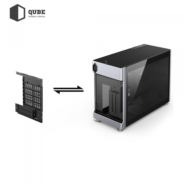 Купити Корпус QUBE i100 Pro Tempered glass Silver (i100-G_Silver) - фото 13