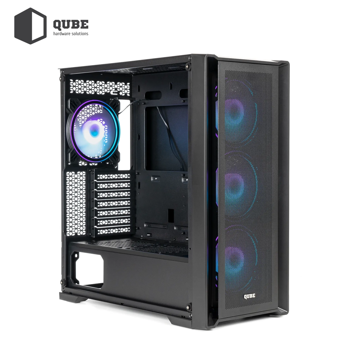 Купить Корпус QUBE ARGON 360 Series Gaming Case (ARGON_F1AU3) - фото 4