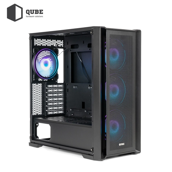 Купить Корпус QUBE ARGON 360 Series Gaming Case (ARGON_F1AU3) - фото 4