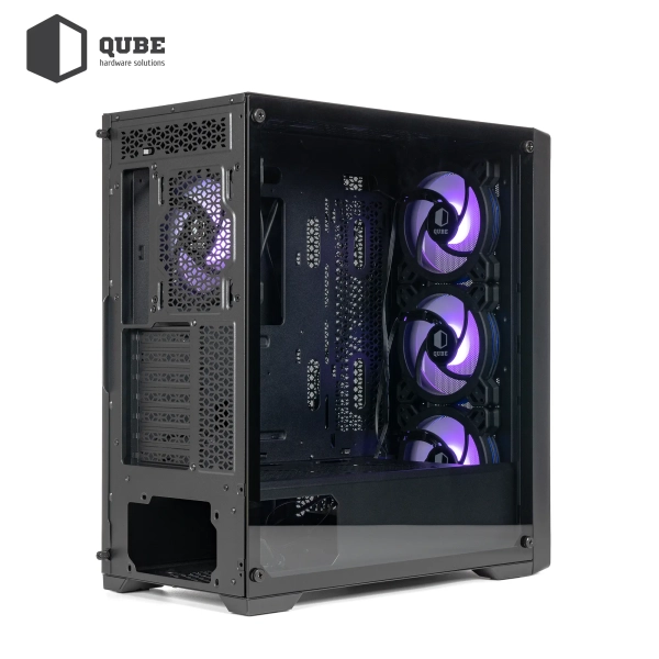 Купить Корпус QUBE ARGON 360 Series Gaming Case (ARGON_F1AU3) - фото 6