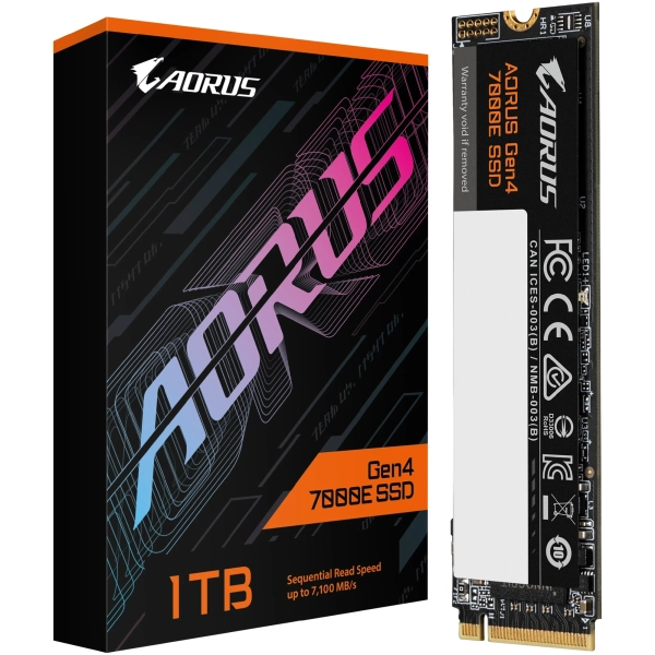 Купить SSD диск GIGABYTE AORUS Gen4 7000E 1TB M.2 (AG470E1TB) - фото 4