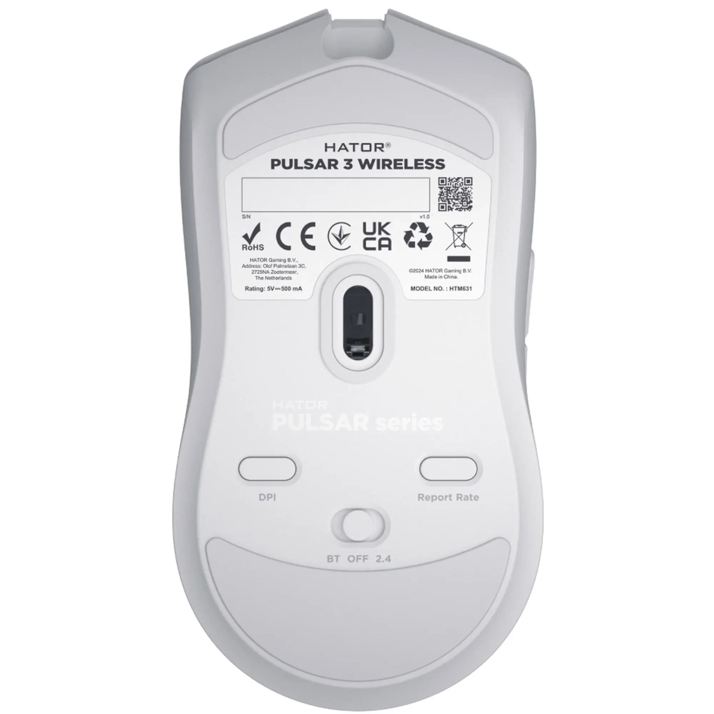 Купить Мышь HATOR Pulsar 3 wireless White (HTM631) - фото 5