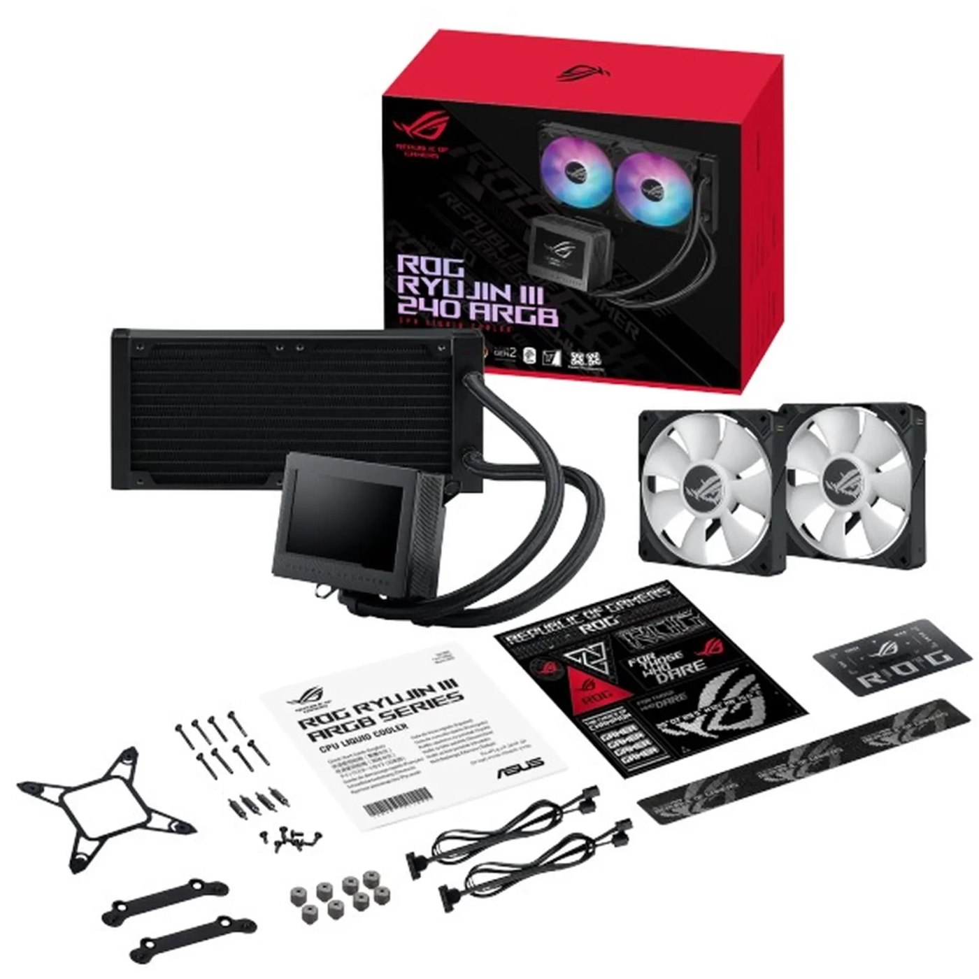 Купить Система водяного охлаждения Asus ROG Ryujin III 240 ARGB Black (90RC00K1-M0UAY0) - фото 8