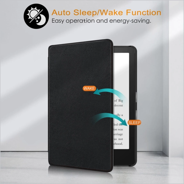 Купить Обложка Armorstandart Leather Case для Amazon Kindle Paperwhite 11th Gen 2021 Black (ARM60749) - фото 6