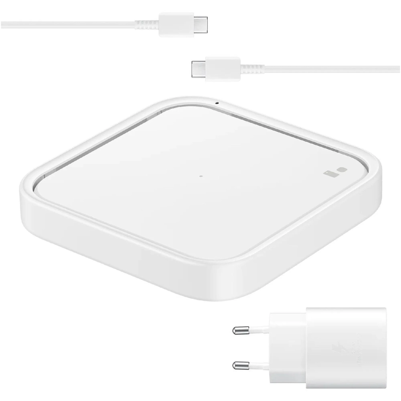 Купить Беспроводное зарядное устройство Samsung EP-P2400 15W (с СЗУ) White (EP-P2400TWEGEU) - фото 1