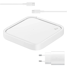 Купить Беспроводное зарядное устройство Samsung EP-P2400 15W (с СЗУ) White (EP-P2400TWEGEU) - фото 1