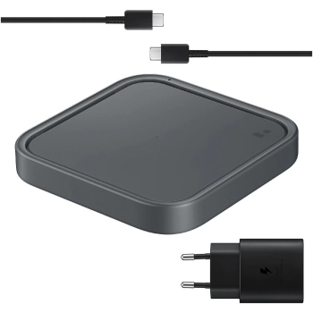 Купити Бездротовий зарядний пристрій Samsung EP-P2400 15W (з МЗП) Dark Grey (EP-P2400TBEGEU) - фото 1