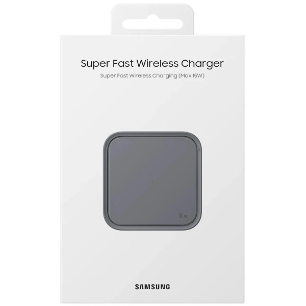 Купить Беспроводное зарядное устройство Samsung EP-P2400 15W (с СЗУ) Dark Grey (EP-P2400TBEGEU) - фото 6