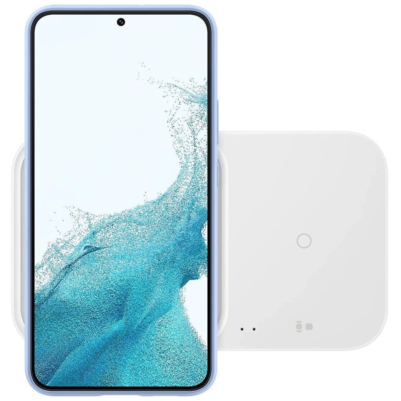 Купить Беспроводное зарядное устройство Samsung Duo EP-P5400 15W (с СЗУ) White (EP-P5400TWEGEU) - фото 4