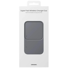 Купить Беспроводное зарядное устройство Samsung Duo EP-P5400 15W (с СЗУ) Dark Grey (EP-P5400TBEGEU) - фото 8
