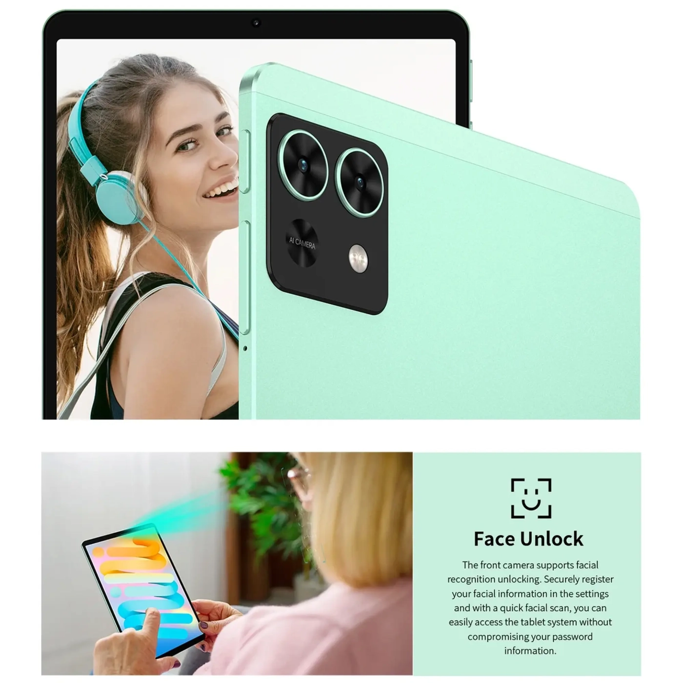 Купити Планшет Teclast M50 Mini 6/128GB Tea Green (6940709687055) - фото 10