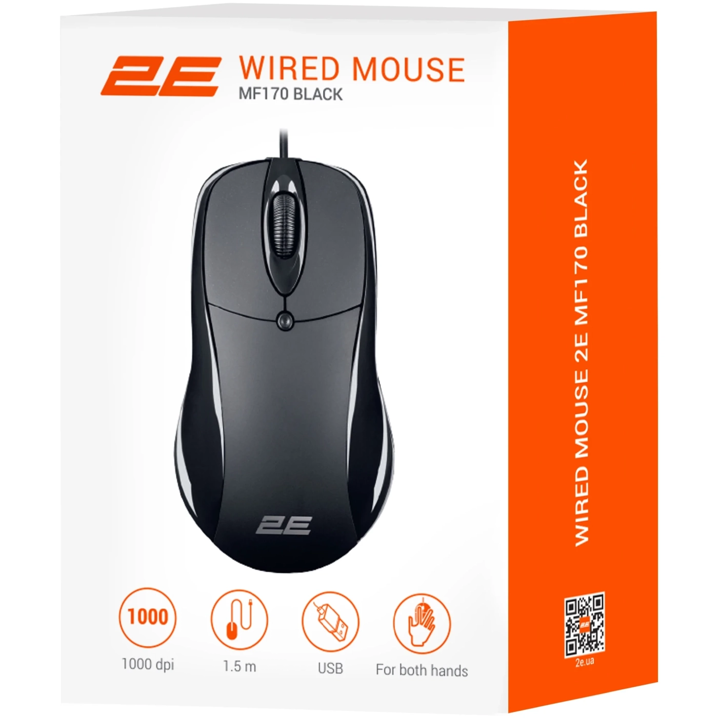 Купить Мышь 2Е MF170 USB Black - фото 5