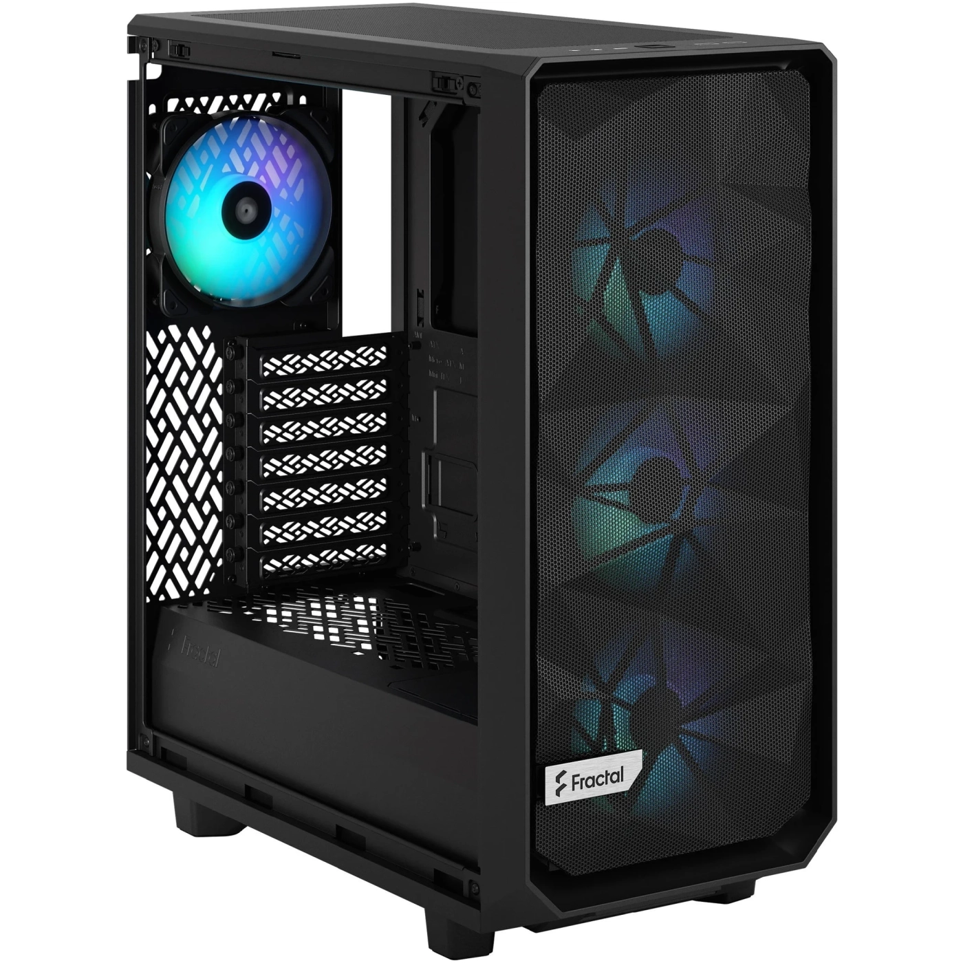 Купить Корпус Fractal Design Meshify 2 Compact RGB TG Light Tint (FD-C-MES2C-06) - фото 2