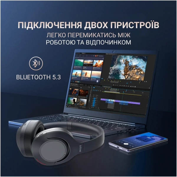 Купить Наушники Fifine X3 Wireless Black (X3_Fifine) - фото 8