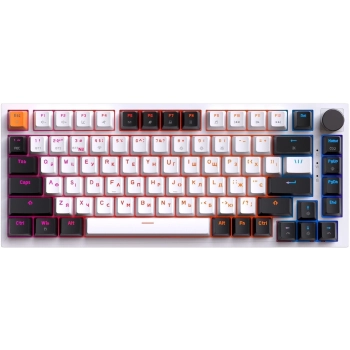 Купити Клавіатура GamePro Asgard Valhalla QLAB Orange Switch RGB Wireless/Bluetooth/USB-C (MK160W Pro) - фото 1