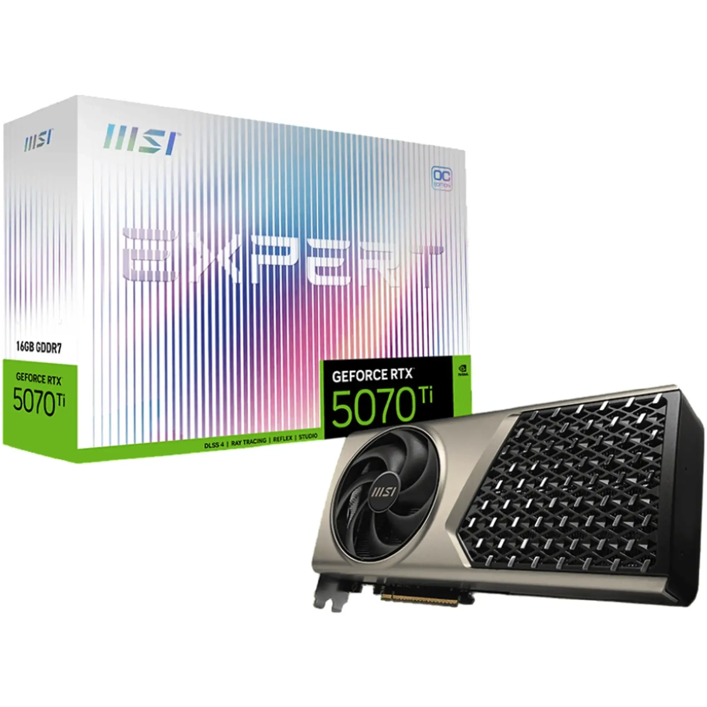 Купить Видеокарта MSI Nvidia GeForce RTX 5070 Ti EXPERT OC 16G (G507T-16EC) - фото 1