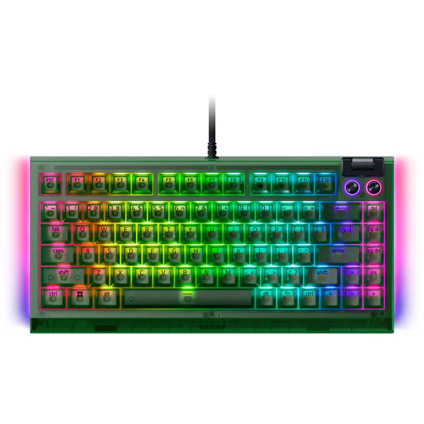 Купити Клавіатура Razer BlackWidow V4 75% Phantom Green (RZ03-05003300-R3M1) - фото 2