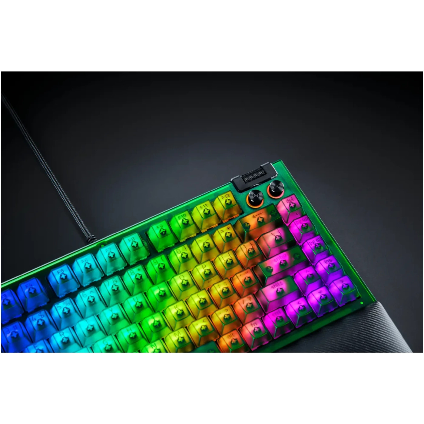 Купити Клавіатура Razer BlackWidow V4 75% Phantom Green (RZ03-05003300-R3M1) - фото 7