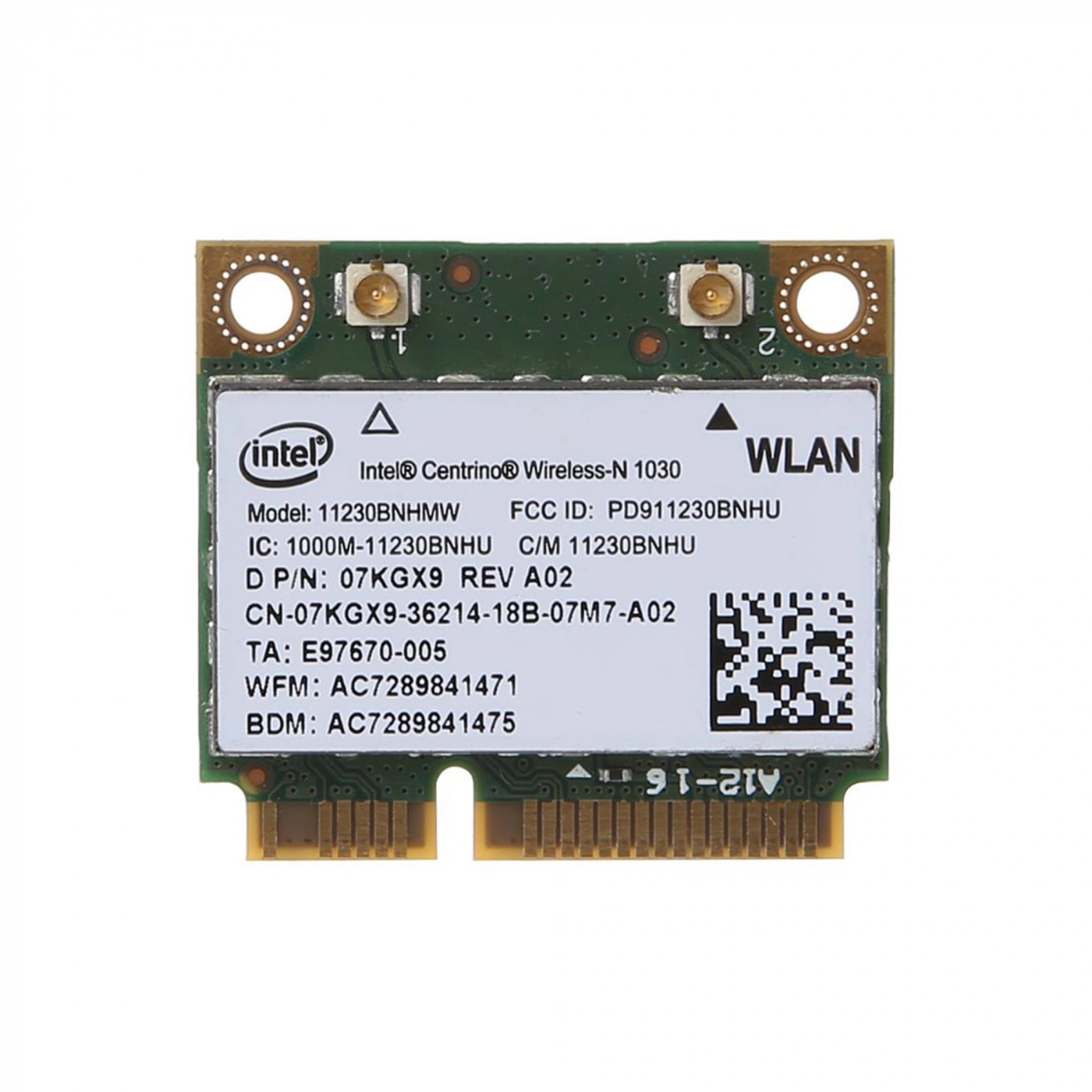 Купить WiFi-адаптер Intel Centrino Wireless-N 1030 m-PCIe - фото 1