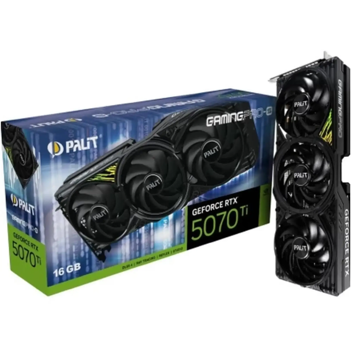 Купить Видеокарта Palit Nvidia GeForce RTX 5070 Ti GamingPro-S 16GB (NE7507T019T2-GB2031U) - фото 8