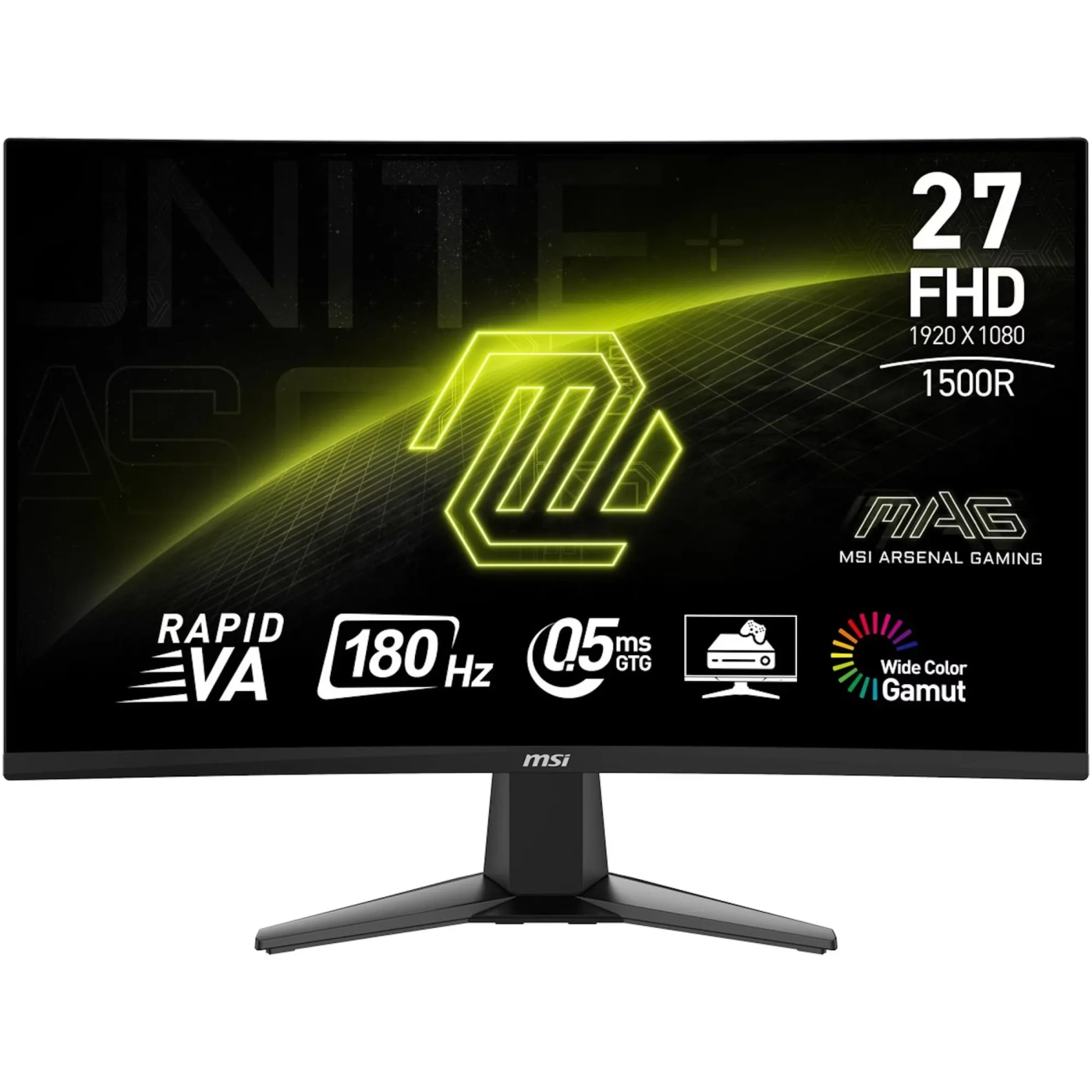 Купити Монітор 27" MSI MAG 27C6F (9S6-3CE11M-001) - фото 1