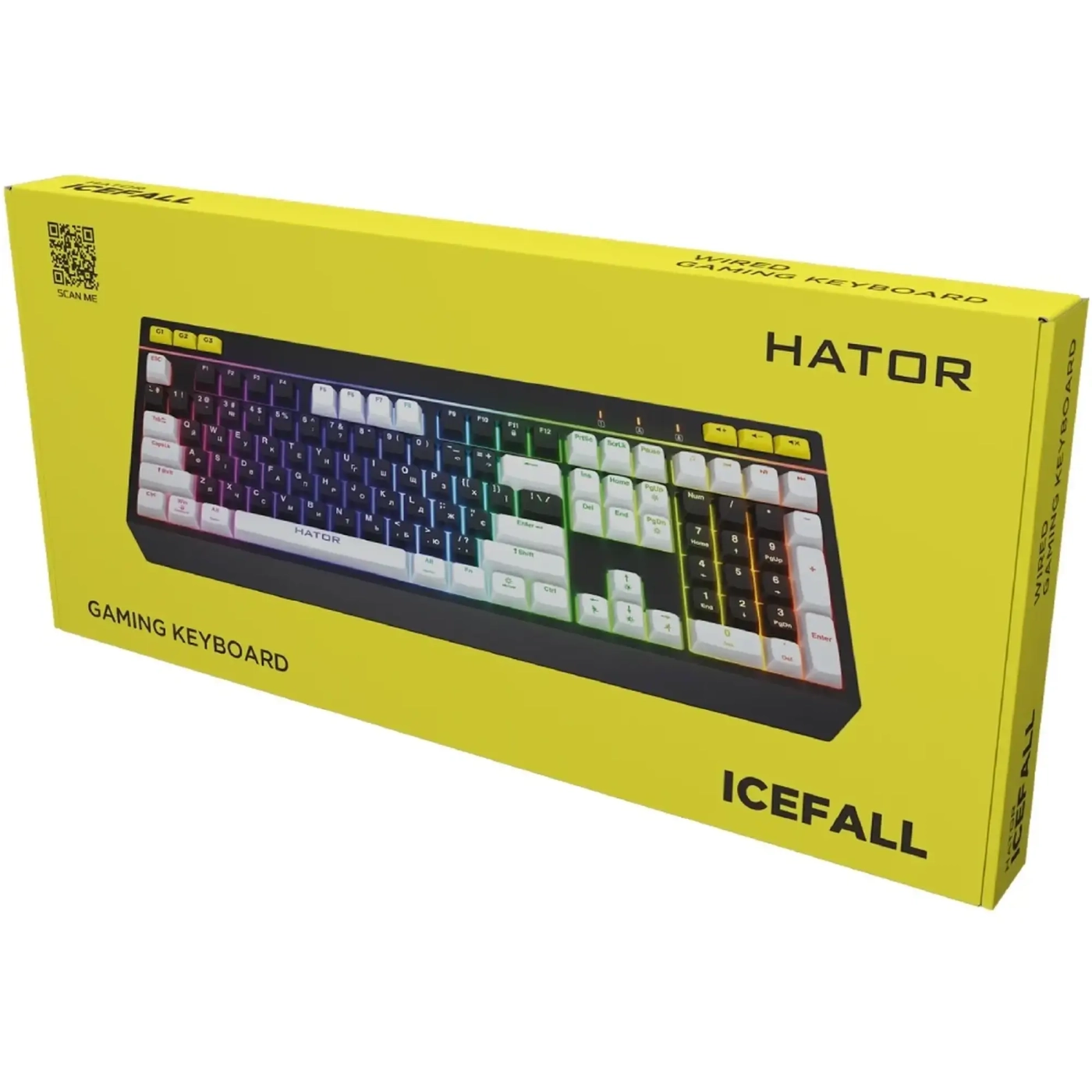 Купить Клавиатура Hator Icefall USB Black (HTK402UA) - фото 6