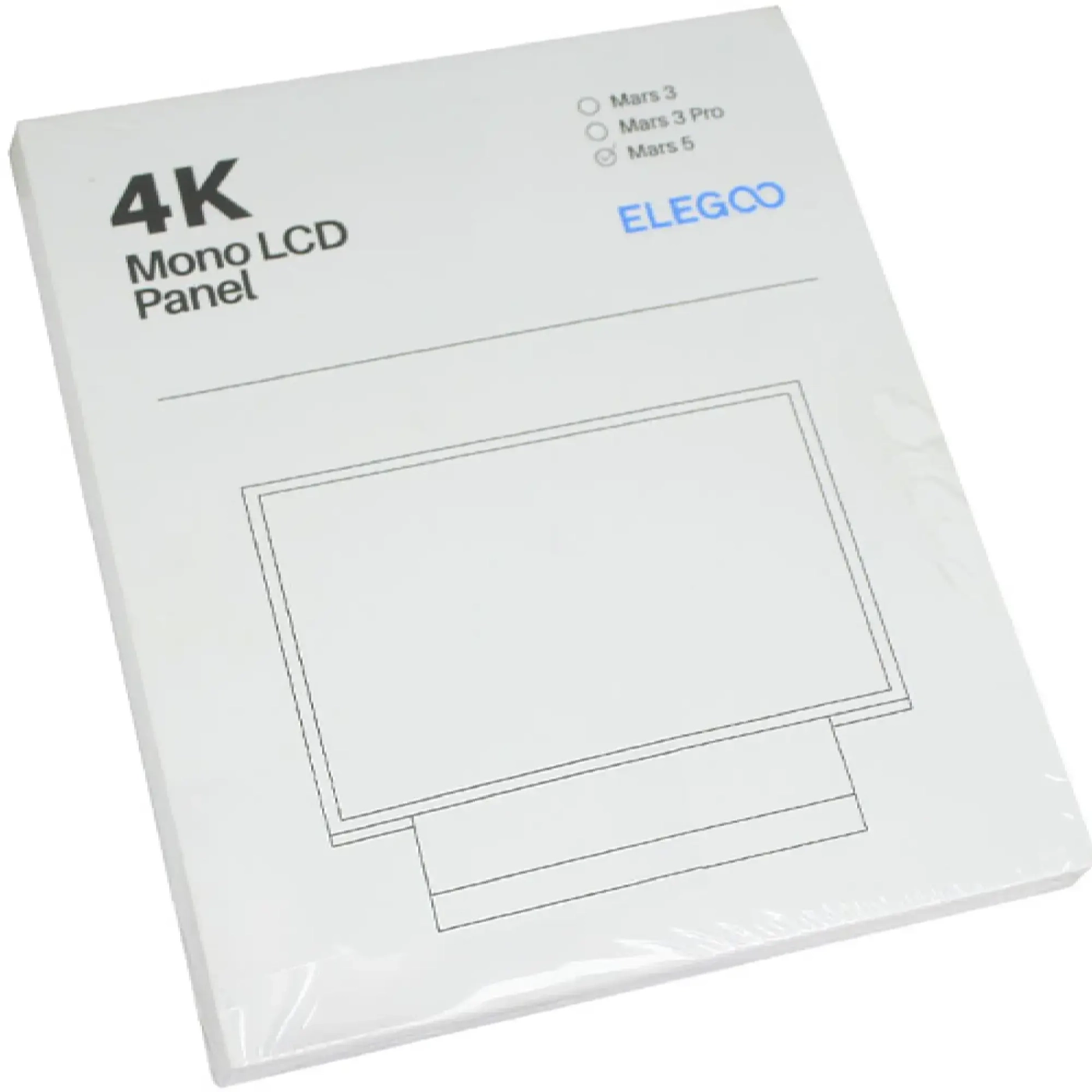 Купити LCD экран для фотополимерного 3D принтера ELEGOO Mars 5 4K (50.102.0155) - фото 2