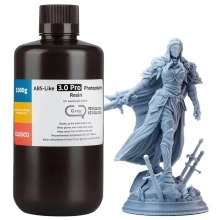 Купити Фотополімерна смола ELEGOO ABS-Like 3.0 Pro Resin 1 кг, сіра (50.103.0230) - фото 1