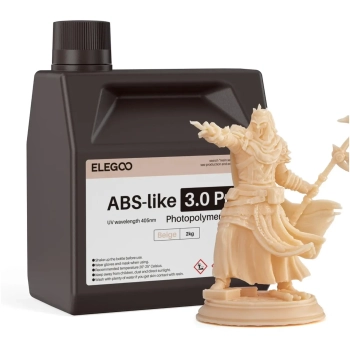 Купить Фотополимерная смола ELEGOO ABS-Like 3.0 Pro Resin 2 кг, бежевая (50.103.0249) - фото 1