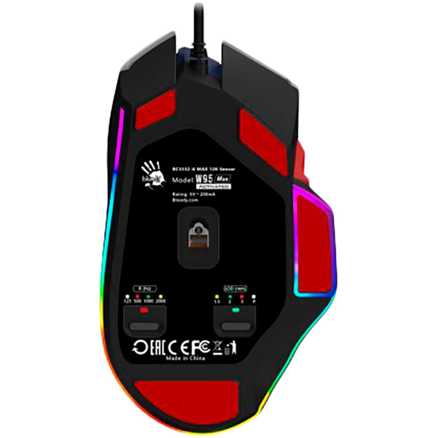 Купити Миша A4Tech W95 Max Sports Navy - фото 9