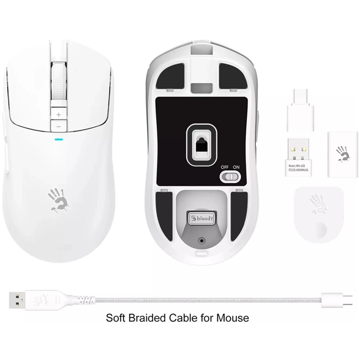 Купити Миша A4Tech Bloody R72 Ultra White - фото 9