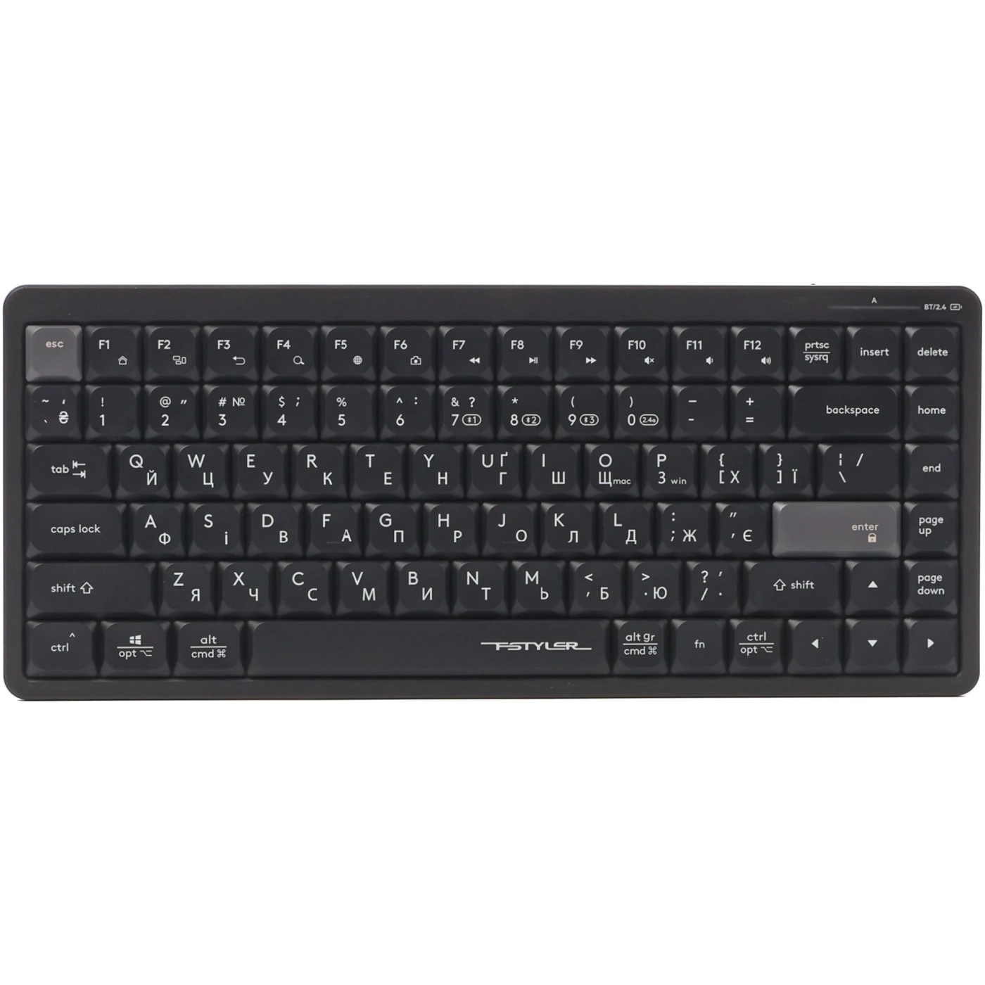 Купити Клавіатура A4Tech Fstyler FBX53C Black - фото 1